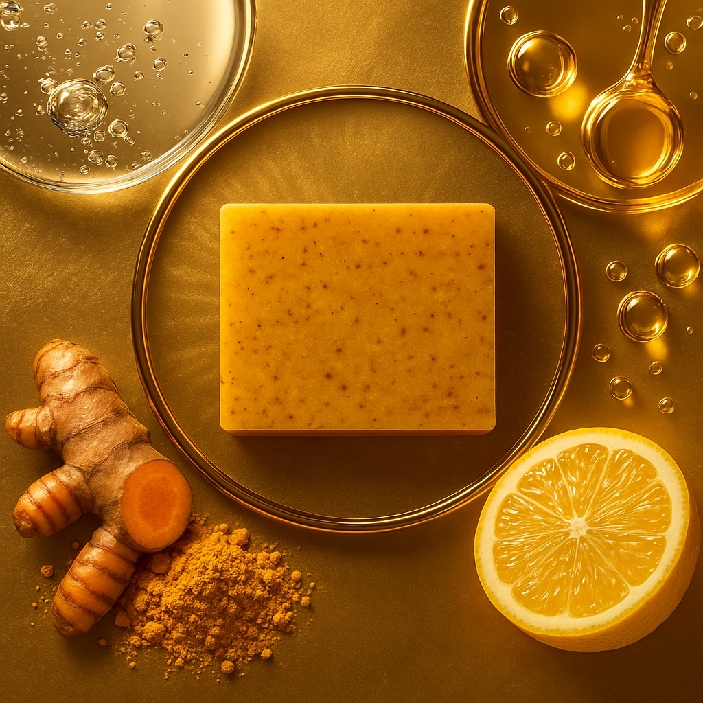 Kabila soap : Turmeric & Kojic Acid Brightening soap. Rapidly erases dark spots .Fades acne & hyperpigmentation.