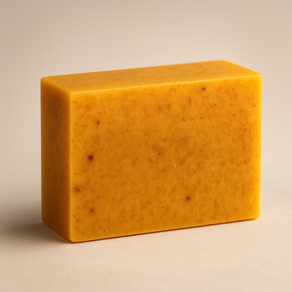 Kabila soap : Turmeric & Kojic Acid Handmade soap. Certified Organic .Non-toxic bar soap .